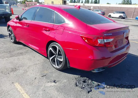 2018 Honda Accord Sport from USA, damaged, VIN 1HGCV1F37JA247082
